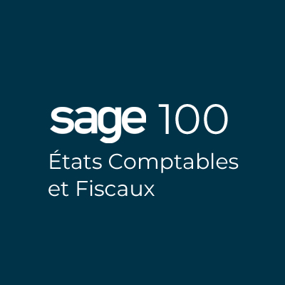 Logiciel Sage États Comptables et Fiscaux 
