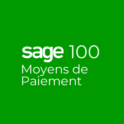 Logiciel sage 100 moyens de paiement